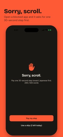 Sorry Scroll: Screen Time screenshot 1
