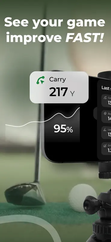 GolfTrak: Phone Launch Monitor screenshot 1 of 10