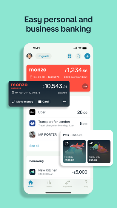 Screenshot #2 pour Monzo Bank - Mobile Banking