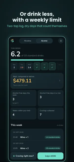 Austru: Quit Smoking, Alcohol screenshot 3