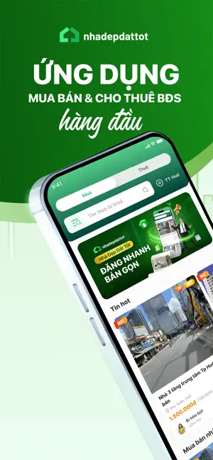 Nhà Đẹp Đất Tốt - Mua bán BĐS screenshot 1