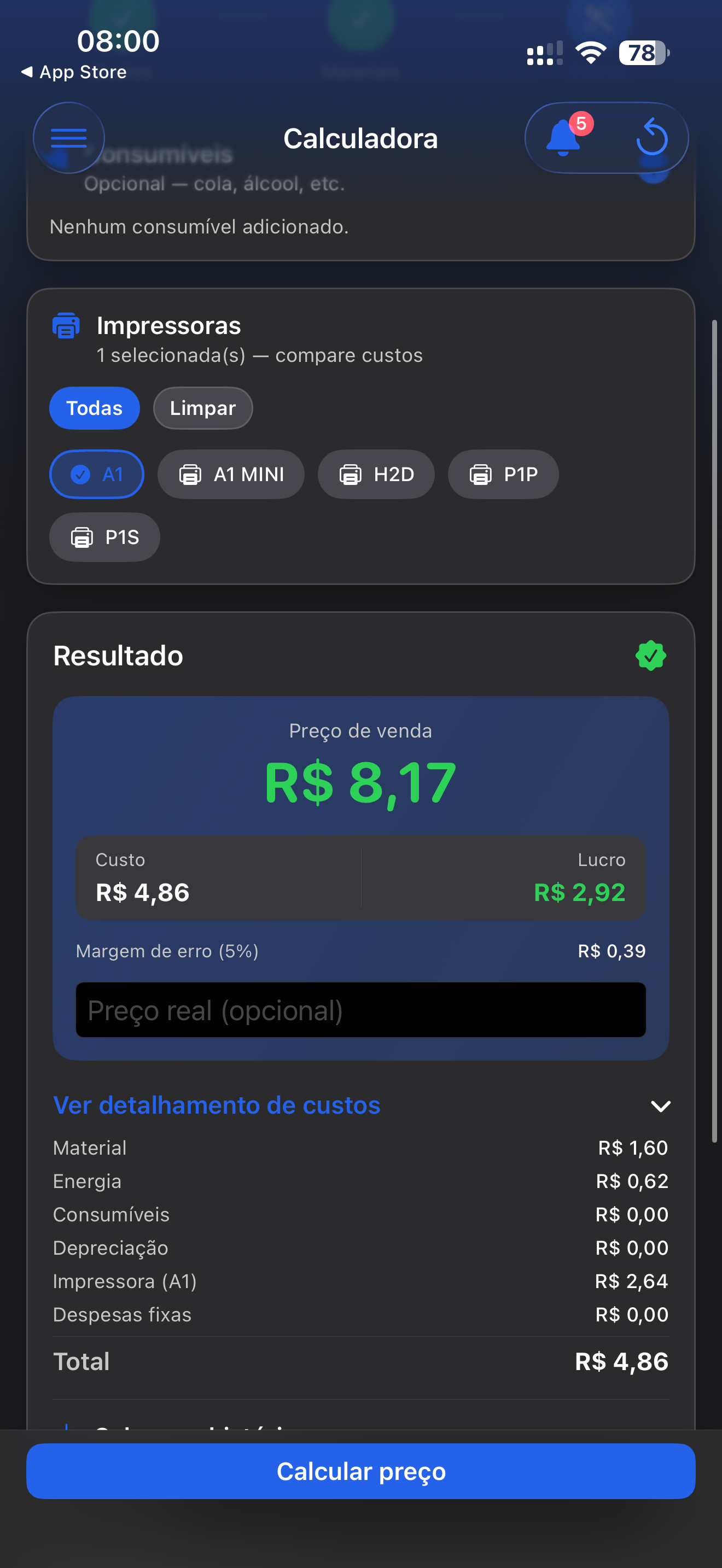 3DIdeas | Calculadora 3D