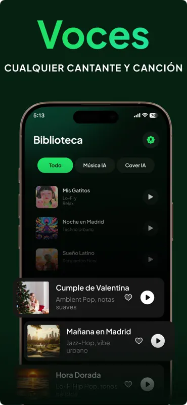Songi AI: Crear música con IA screenshot 5 of 6