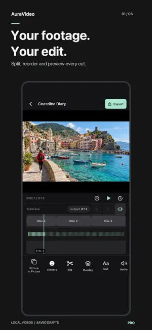 AuraVideo: Video Editor screenshot 1