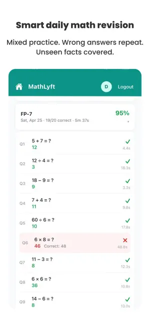 MathLyft - Daily Math Practice screenshot 2