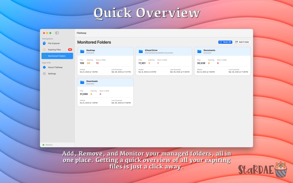 #4. FileKeep (macOS) Podle: StarDAE