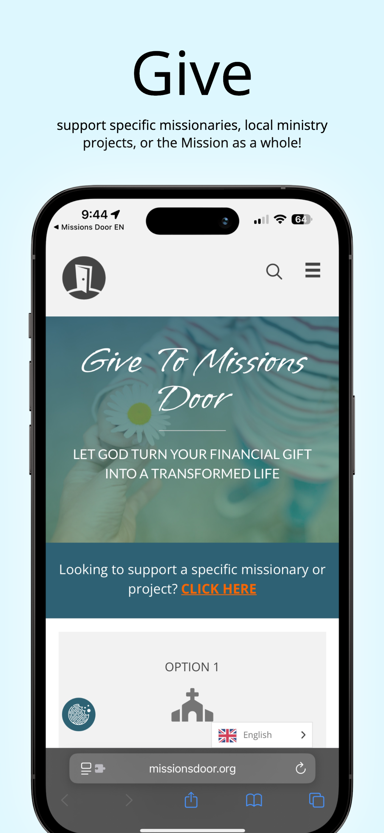 Missions Door