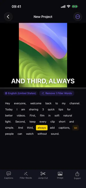 Captions AI Video screenshot 2