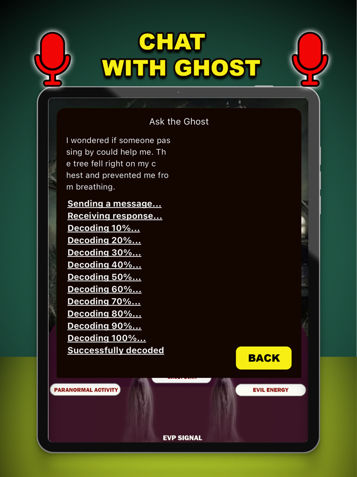 Ghost detector - Chat to Ghost