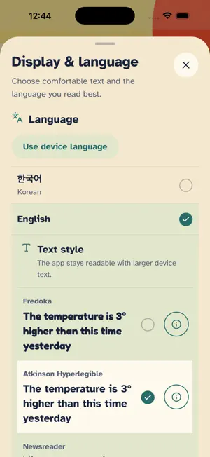 Yesterday & Today Weather screenshot 3