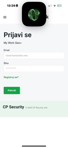 MyWorkGeo screenshot