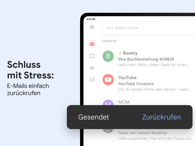 ‎Gmail – E-Mail von Google Screenshot