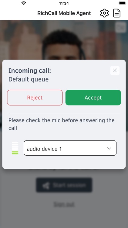 RichCall Mobile Agent