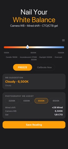 Color Temperature Meter+ Screenshot 2 of 3