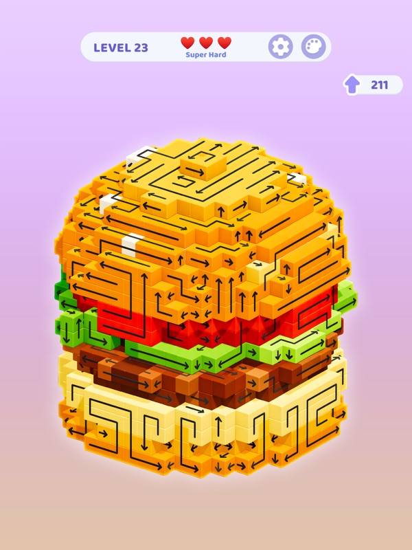 Arrow Block 3D - Tap Maze Game screenshot 7