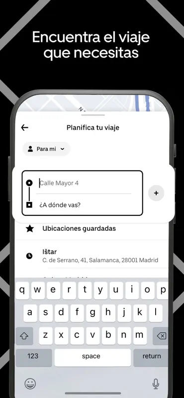 Uber - Viajes en taxi y más screenshot 3 of 6