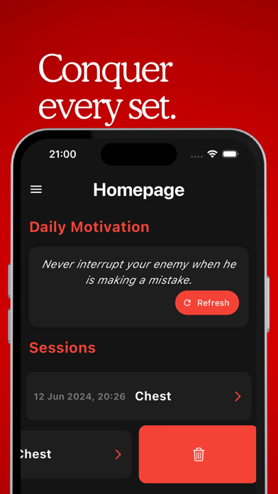 Firesets: Gym & Home Workouts Screenshot