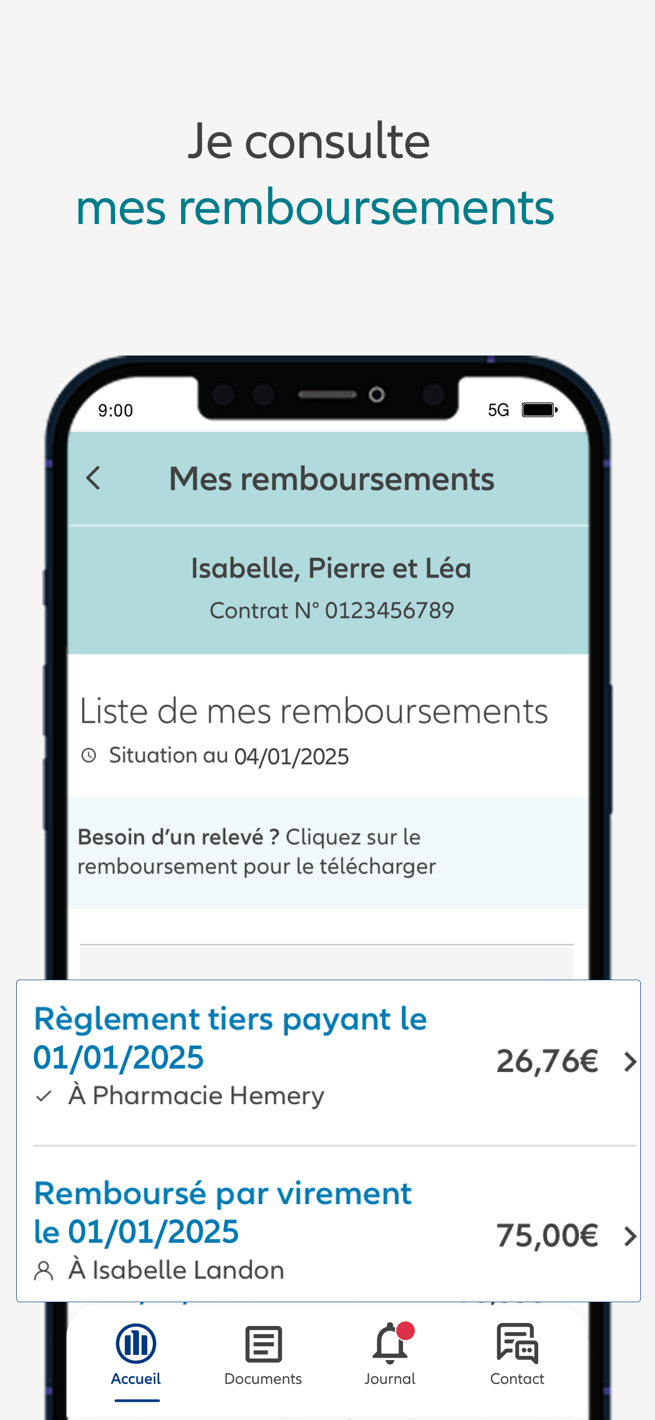 Mon Allianz mobile screenshot 7