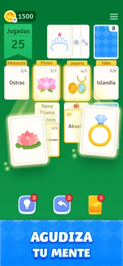 Captura de pantalla de Solitaire Associations Journey en iPhone 1
