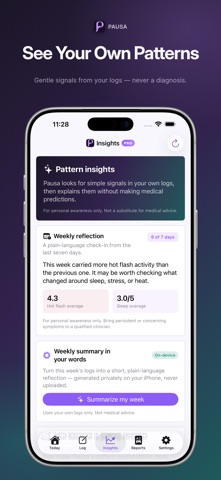 Pausa: Menopause Tracker Screenshot 1 of 10