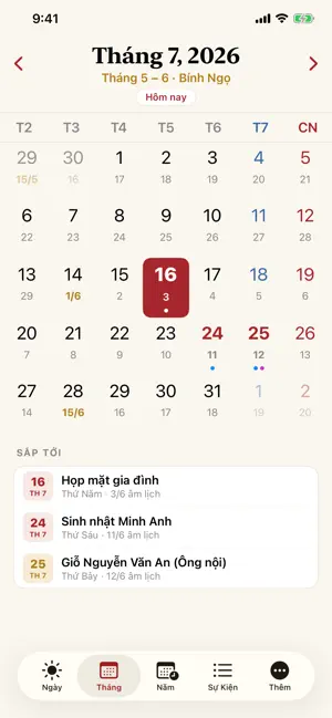 Lịch Việt Full screenshot 2