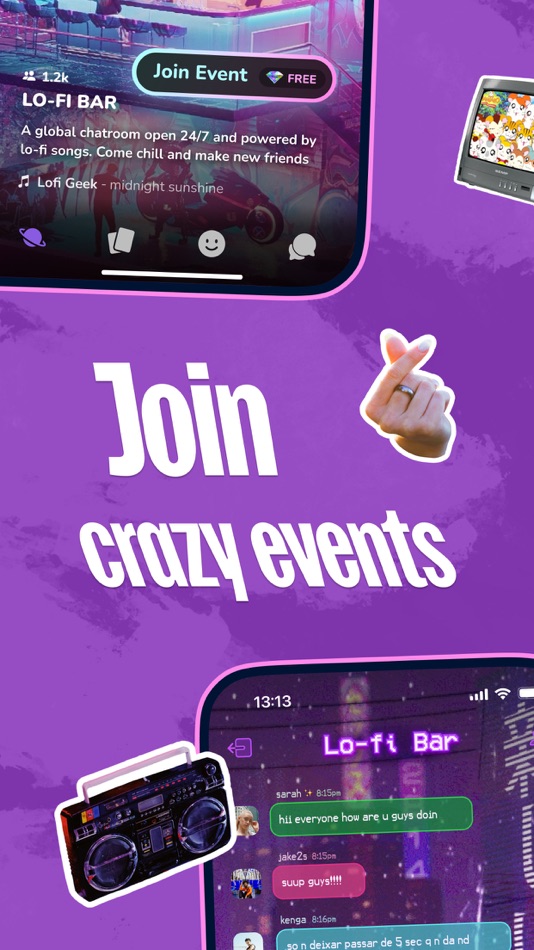 #5. purp - Make new friends (iOS) 由: PURP TECNOLOGIA LTDA