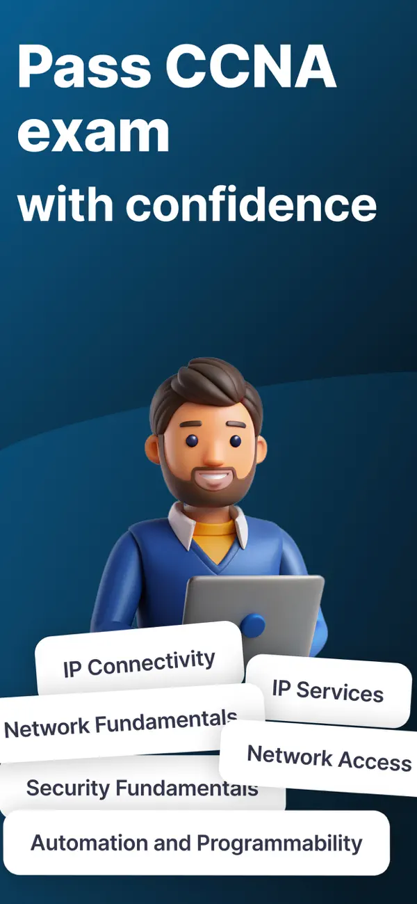 #1. CCNA Exam Prep Test 2026 (iOS) By: Thinkabout