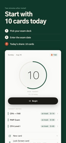 Memento: Exam Flashcards screenshot