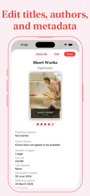 PDF Library eBook Reader screenshot 3