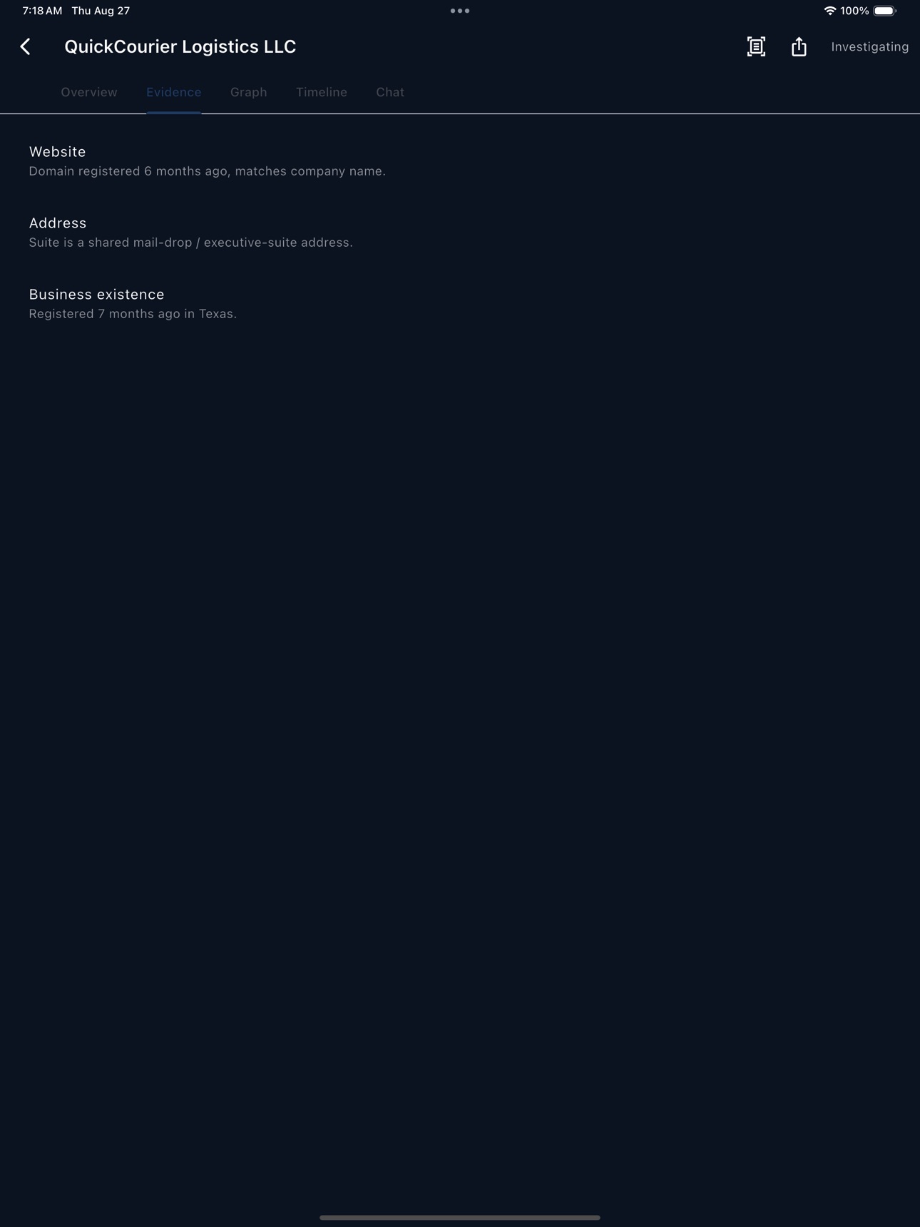 Screenshot 12 of VendorAI: Vendor Risk Check