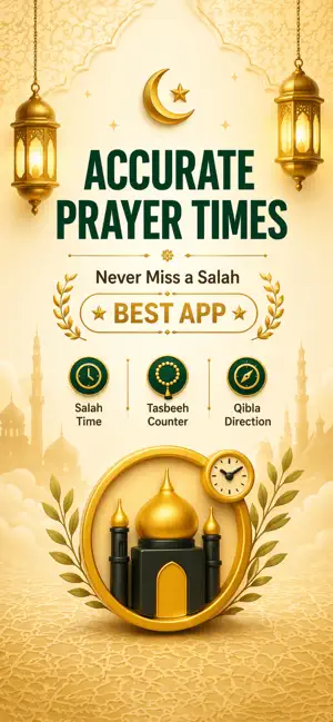 Prayer Times, Azan & Qibla screenshot 1
