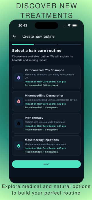 Hair Routine Tracker Screenshot 5 of 7