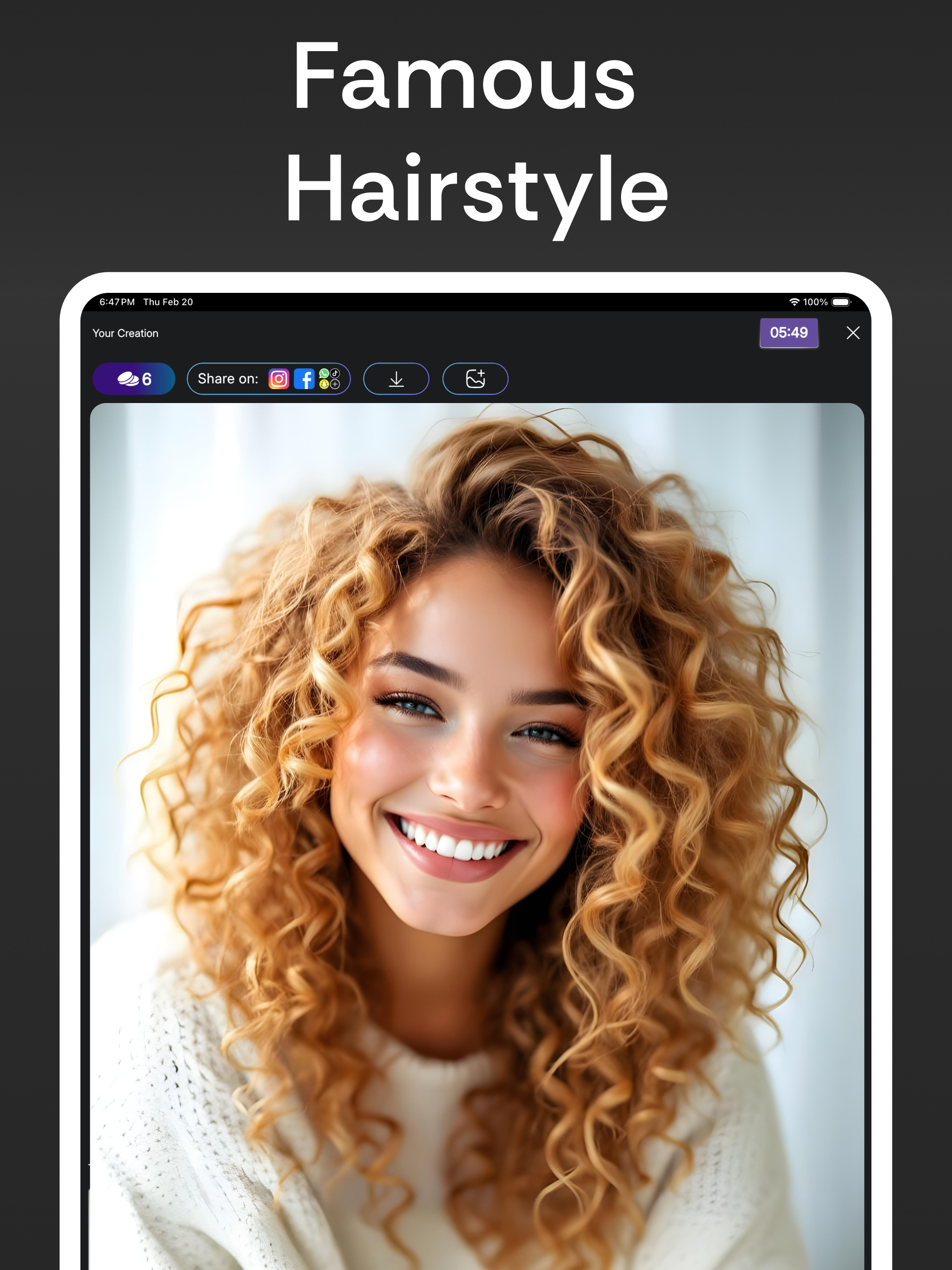 Hair Type: AI Hairstyle Try On screenshot 19