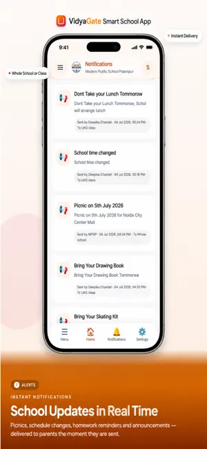 VidyaGate -Smart School App screenshot 1