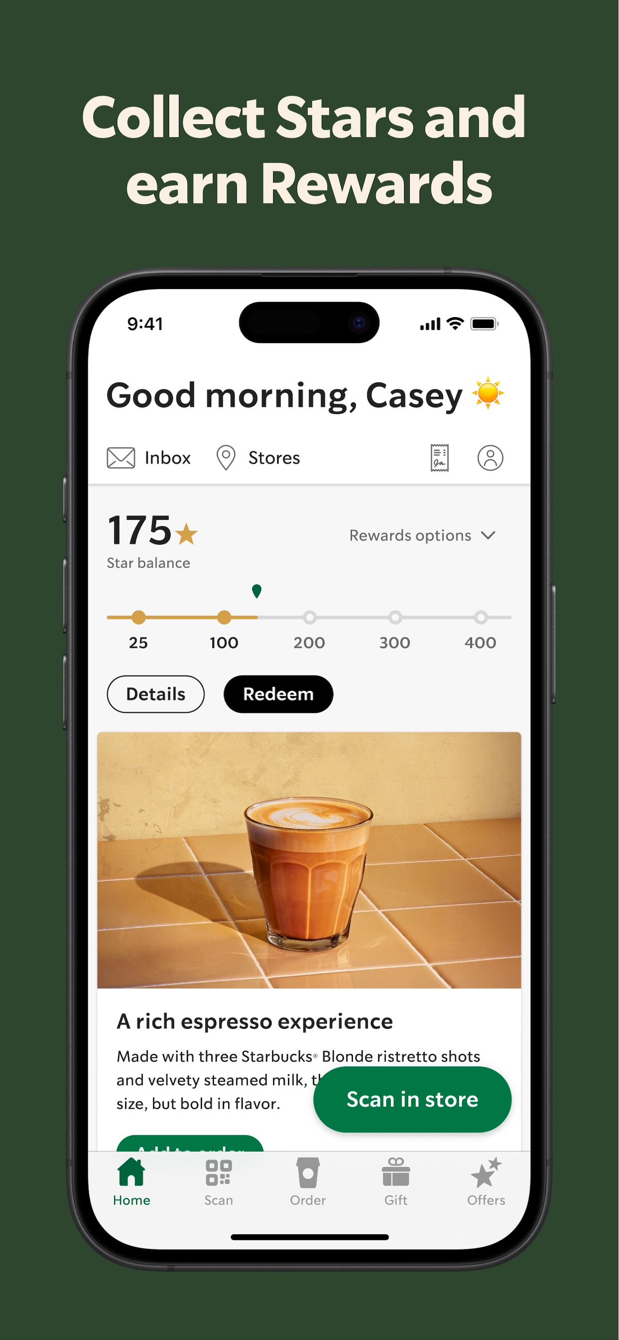 Starbucks screenshot 1