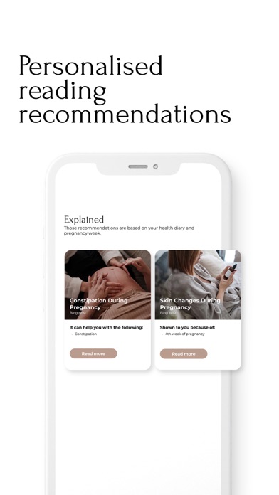 CARÁ Woman's Health, Pregnancy Screenshot