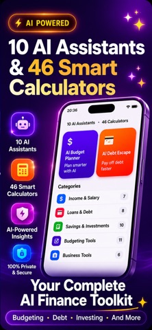 Clario: AI Finance Assistant iPhone screenshot