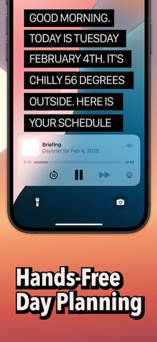 Read Aloud Calendar - Daybrief screenshot