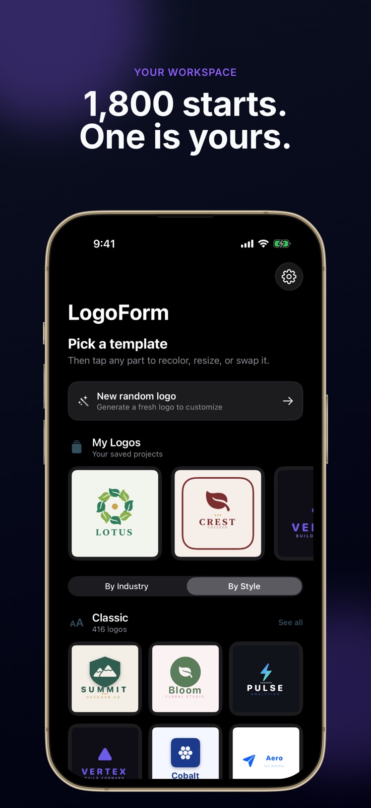 LogoForm: Logo Maker & Design iphone screenshot 2