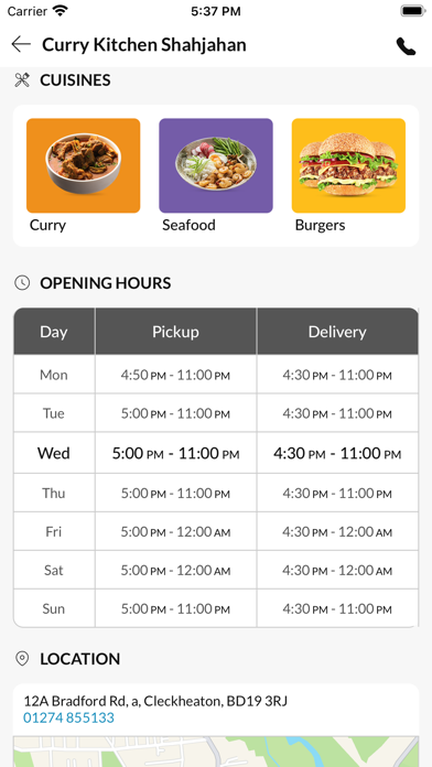 Curry Kitchen Shahjahan Screenshot