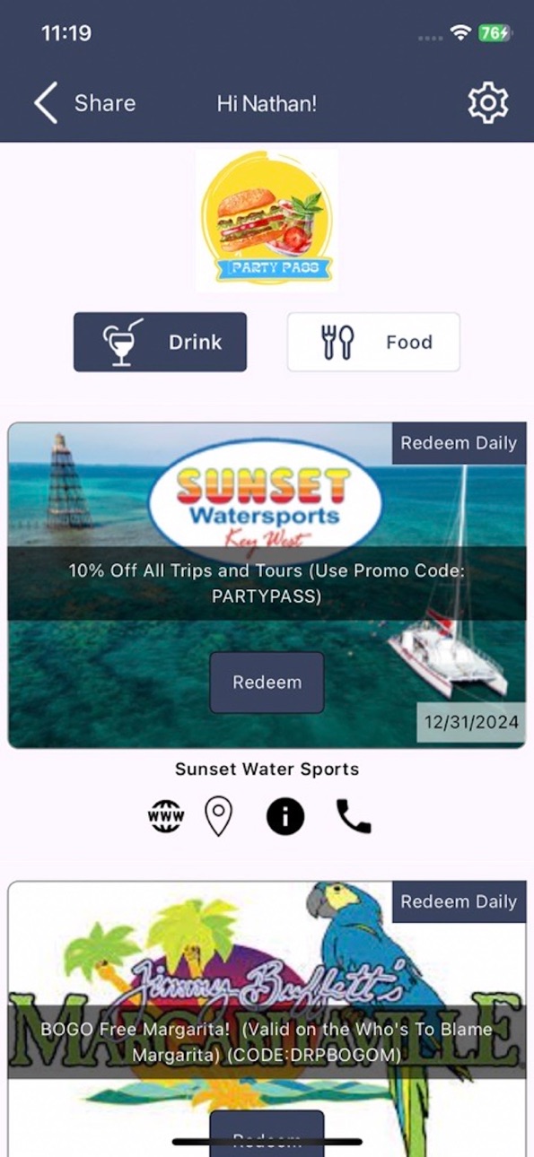 iPhone screenshot