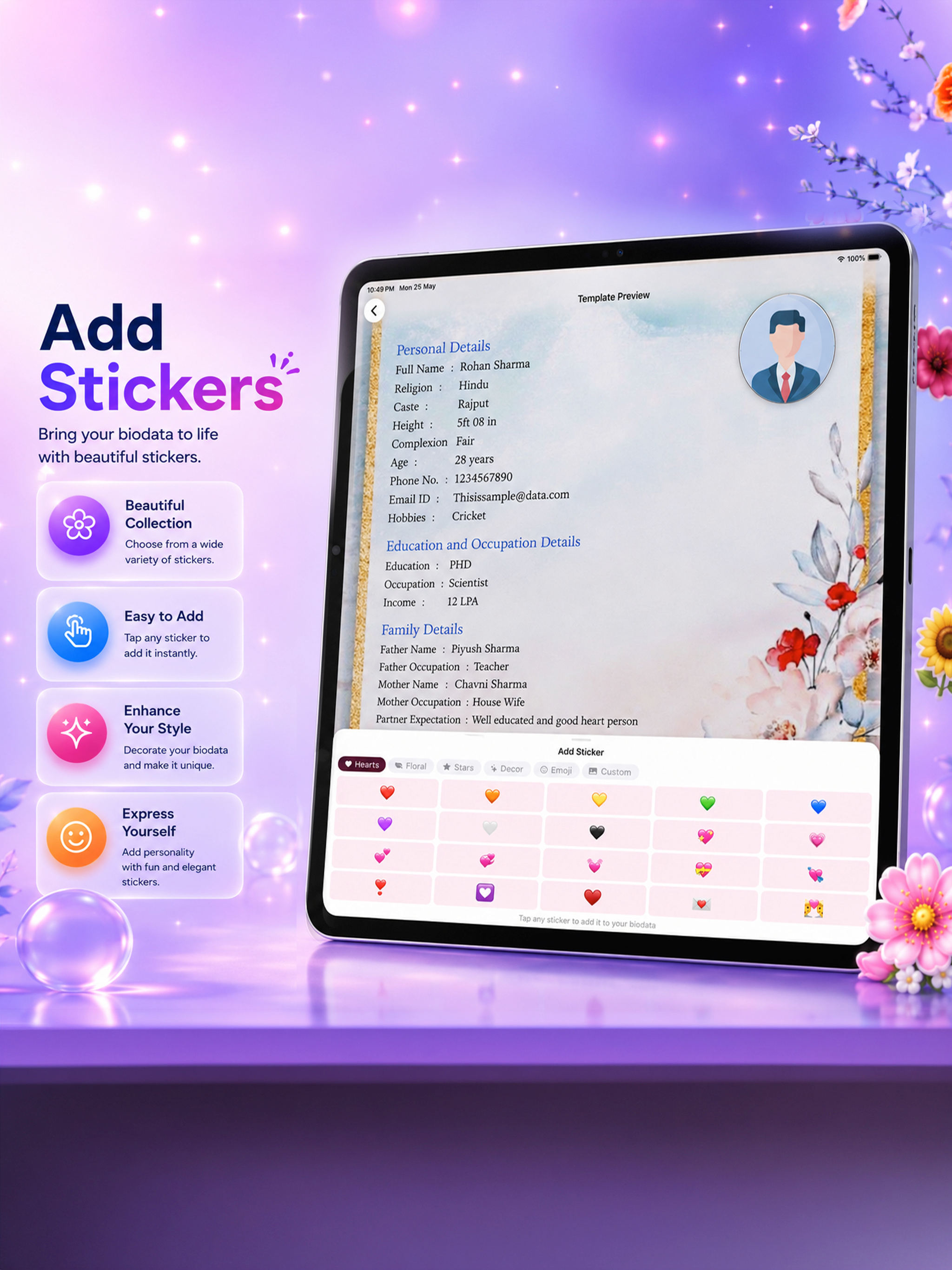 Biodata Maker : Shadi Marriage