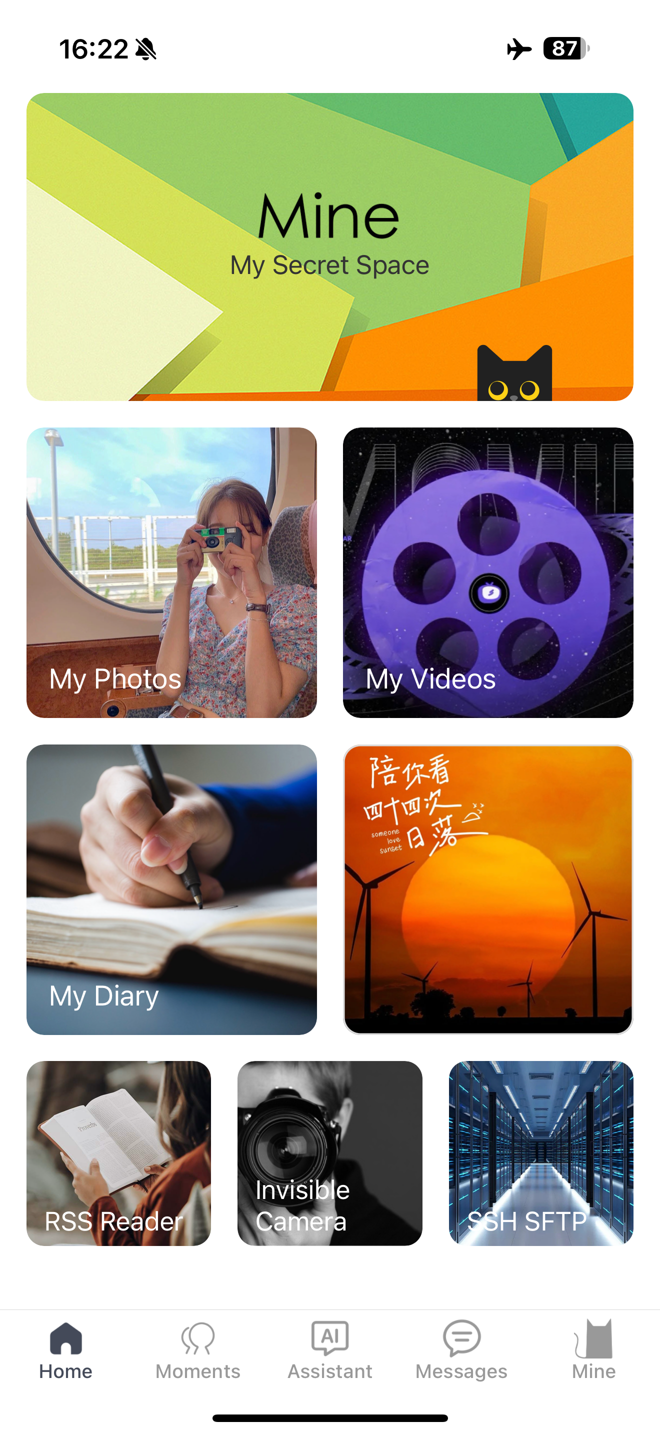 Mine-My Secret Space