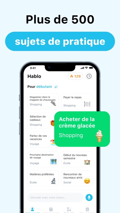 Screenshot #3 pour Hablo: Parlez anglais de l'IA