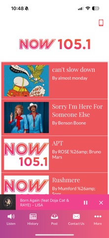 NOW 105.1 Screenshot 2 of 4