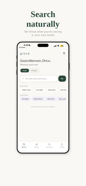 Grove - Food Discovery screenshot 1