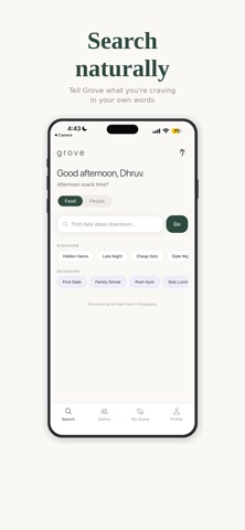 Grove - Food Discovery screenshot