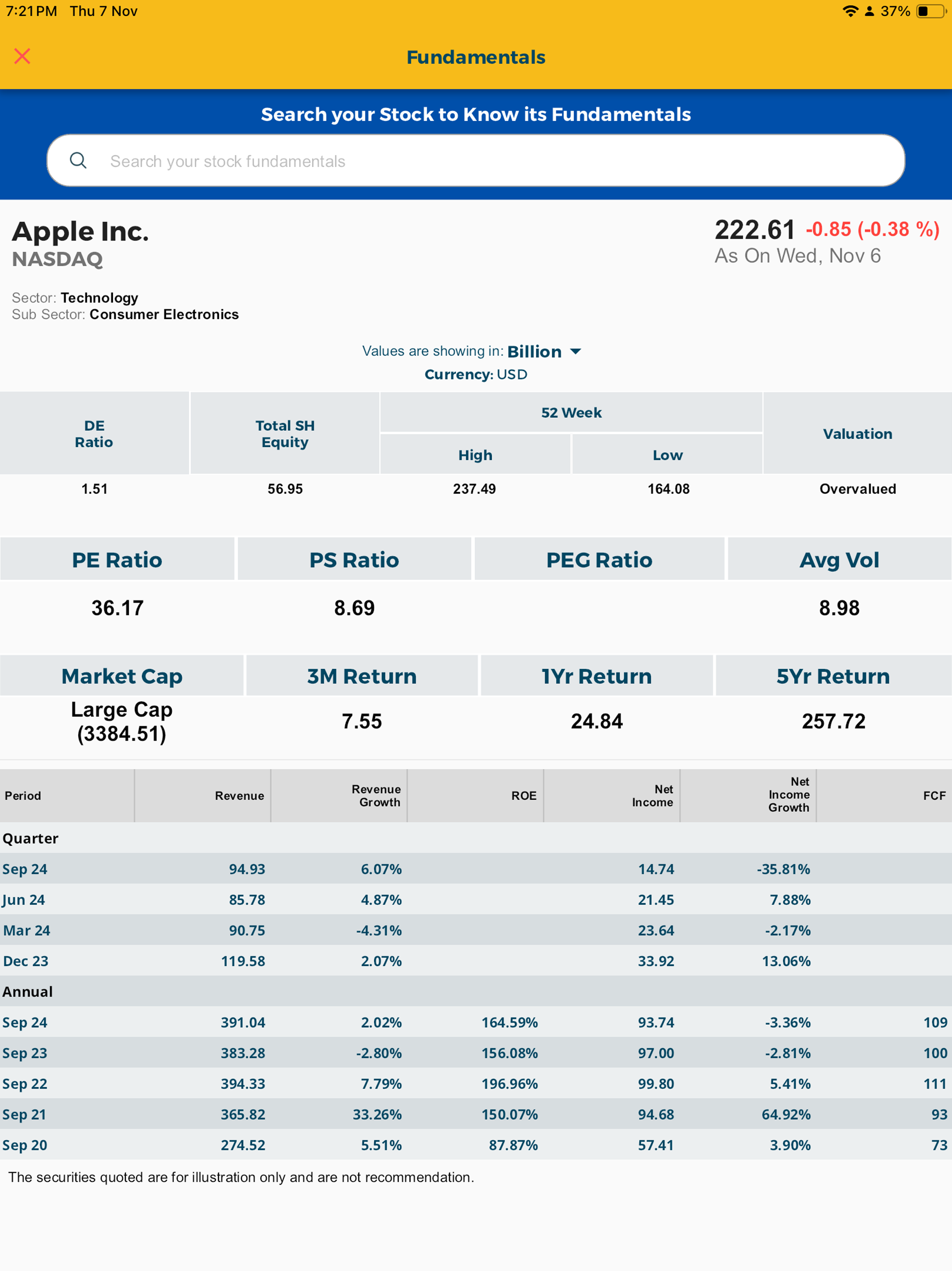 Value Stocks USA screenshot 6