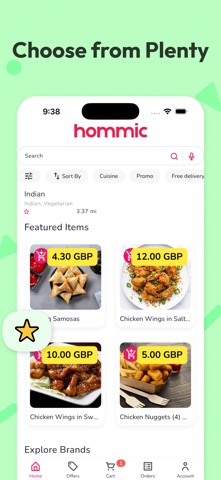 Hommic - Order Food Online screenshot