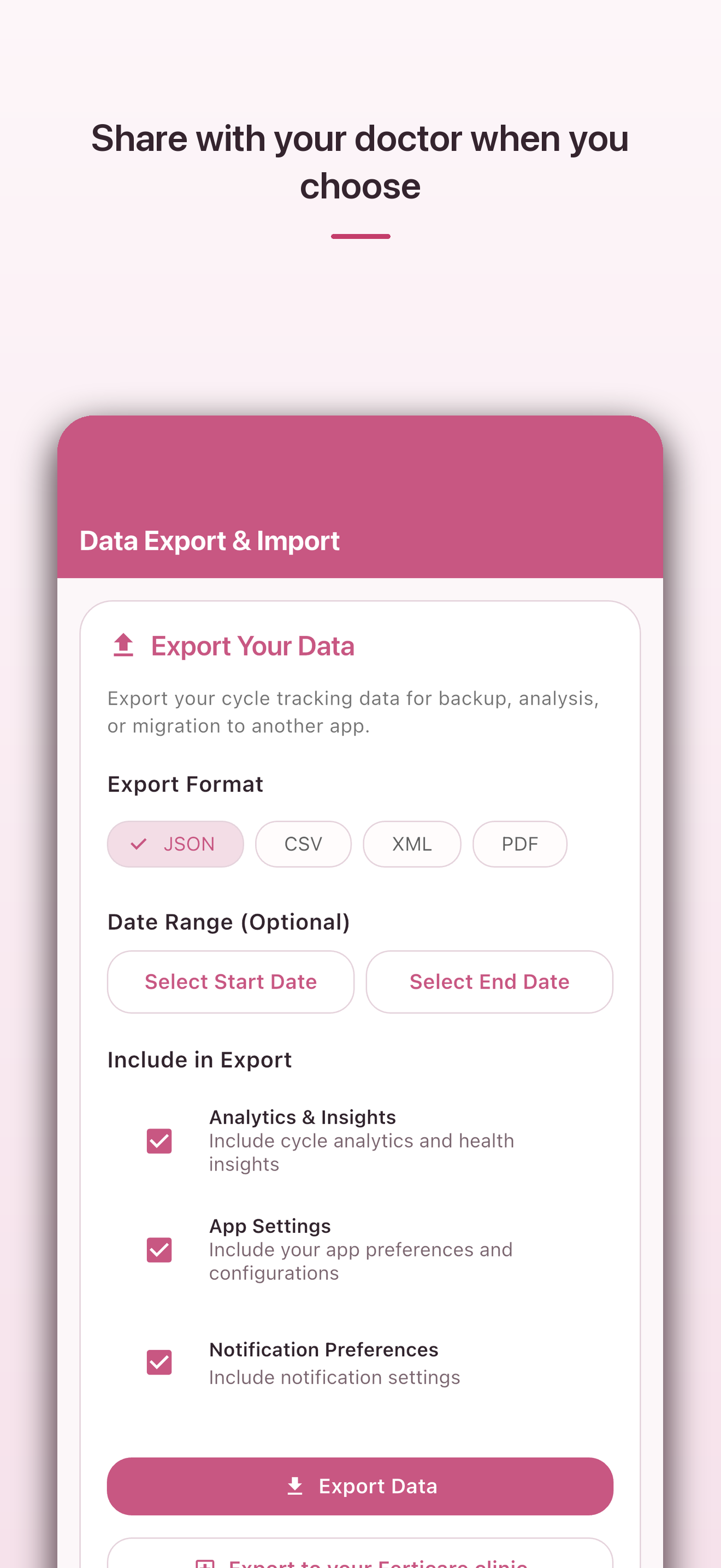 Cycle Tracker: Period Log screenshot 6